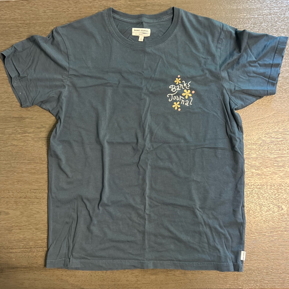 Banks Journal Graphic Tee | Blue/Gray | Size S